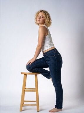 J.Crew Toothpick Skinny Jeans Dark Indigo Wash Size 32